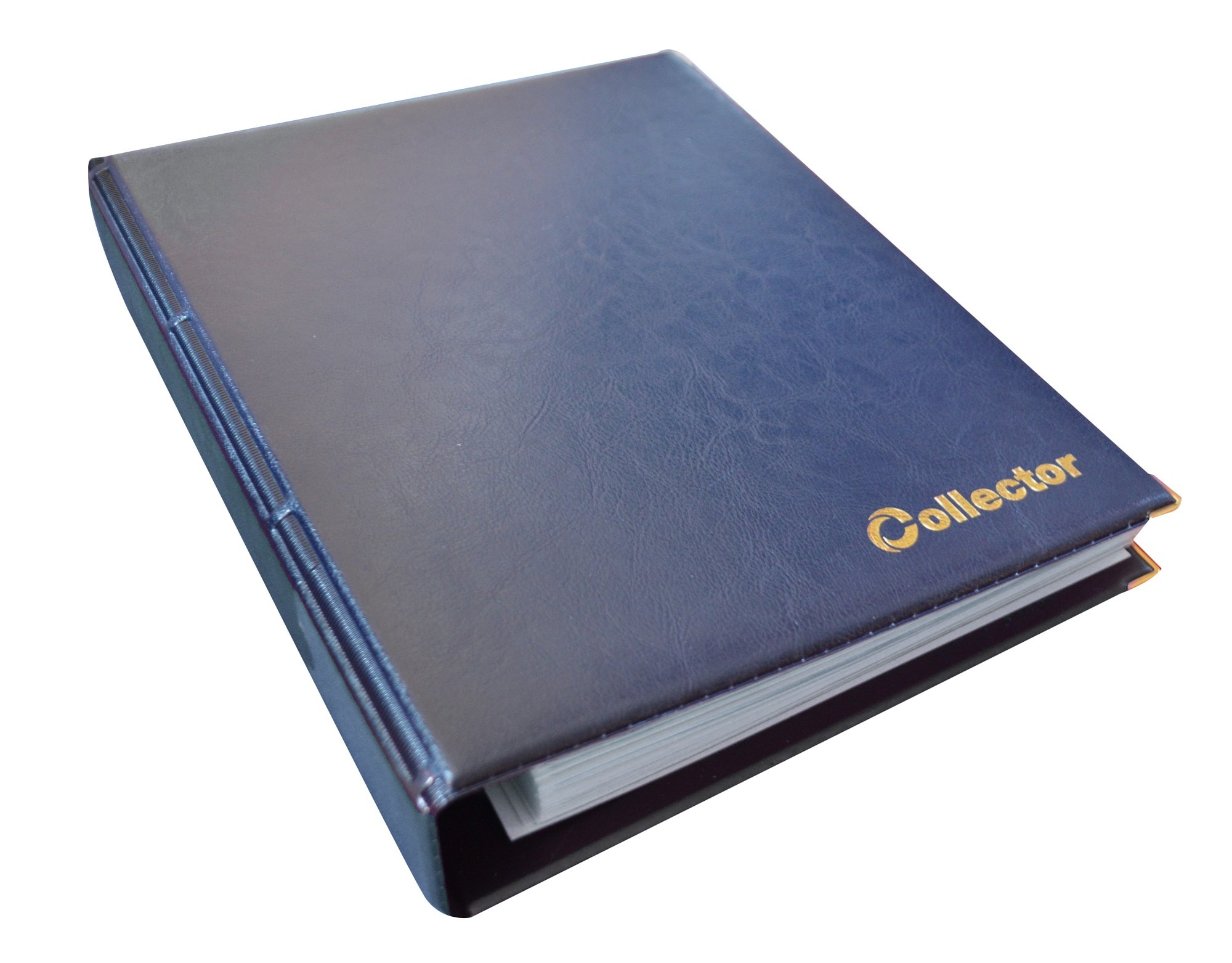 Collector Banknotes Album Folder Book Notes Banknote with 10 Pages and 10 Dividers - Very Big Capacity - BLUE
