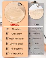 Shall Full Size Hot Glue Sticks 0.43x4 inch 120 Pack Clear for All-Temp Glue view 5
