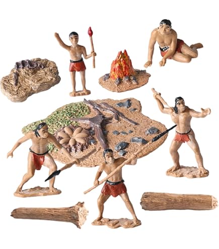 Amazon.com: pistro 10Pcs Micro Primitive People Statue People