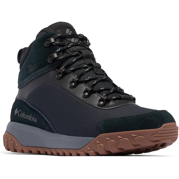 Columbia Mens Trailstorm Mid Waterproof Wide Hiking Shoes Nori Black Size 11 Columbia Men main image 3