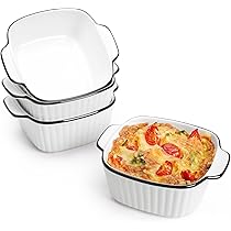 Ramekins Oven Safe 6-Pack Ceramic Baking Dishes Individual - Main Image