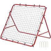 VEVOR Soccer Rebounder Net, Multi-Angles Soccer Goal Rebounder, Thickened Fiberglass Poles Iron Pipe for Team Solo Control, Passing Practice, Easy Setup Soccer Training Equipment for Teens &amp; Adults