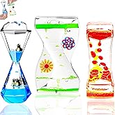 TKTM 3 Types Liquid Motion Bubbler Liquid Timers for Kids Sensory Fidget Toys Small Calming Toys Autism Toy