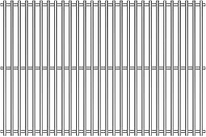 Votenli Full Size Stainless Steel Cooking Grid Grates for Cuisinart CGG-306 Grill Replacement Parts,20.2 * 13.2 Grill Grate f
