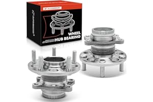 A-Premium 2 x Rear Wheel Bearing and Hub Assembly Compatible with Hyundai & Kia - 2011-2018 - Elantra Coupe/GT, Veloster, For