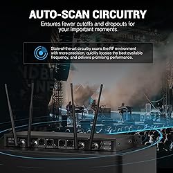 Phenyx Pro 4-Channel Wireless Microphone