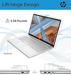 HP 15 Laptop Computer, 15.6" FHD Display, Intel