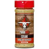Runnin’ Wild Steak Seasoning – Bold & Savory Smokehouse Flavor | Premium Grilling Spice Rub for Steak, Burgers, Brisket, Lamb & Chicken | No MSG added, No Artificial Flavors or Fillers - 7.0 ounces