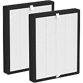 2 Pack BS-10 Replacement Filter for PARTU BS-10 Air Purifier, 3 IN 1, H13 True HEPA with Efficiency Activated Carbon and Pre-Filter