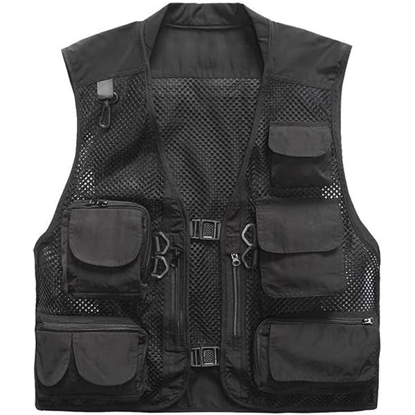 Amazon.com: Rizanee Unisex Mesh Breathable Fishing Vest