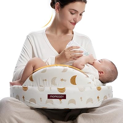 momcozy Memory Foam Nursing Pillow Starry Sky High-Rebound Support