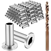 BLIKA 120 Pack Stainless Steel Protector Sleeves for 1/8" 5/32" or 3/16" Deck Cable Railing, for Wood/Composite Posts, T316 Marine Grade
