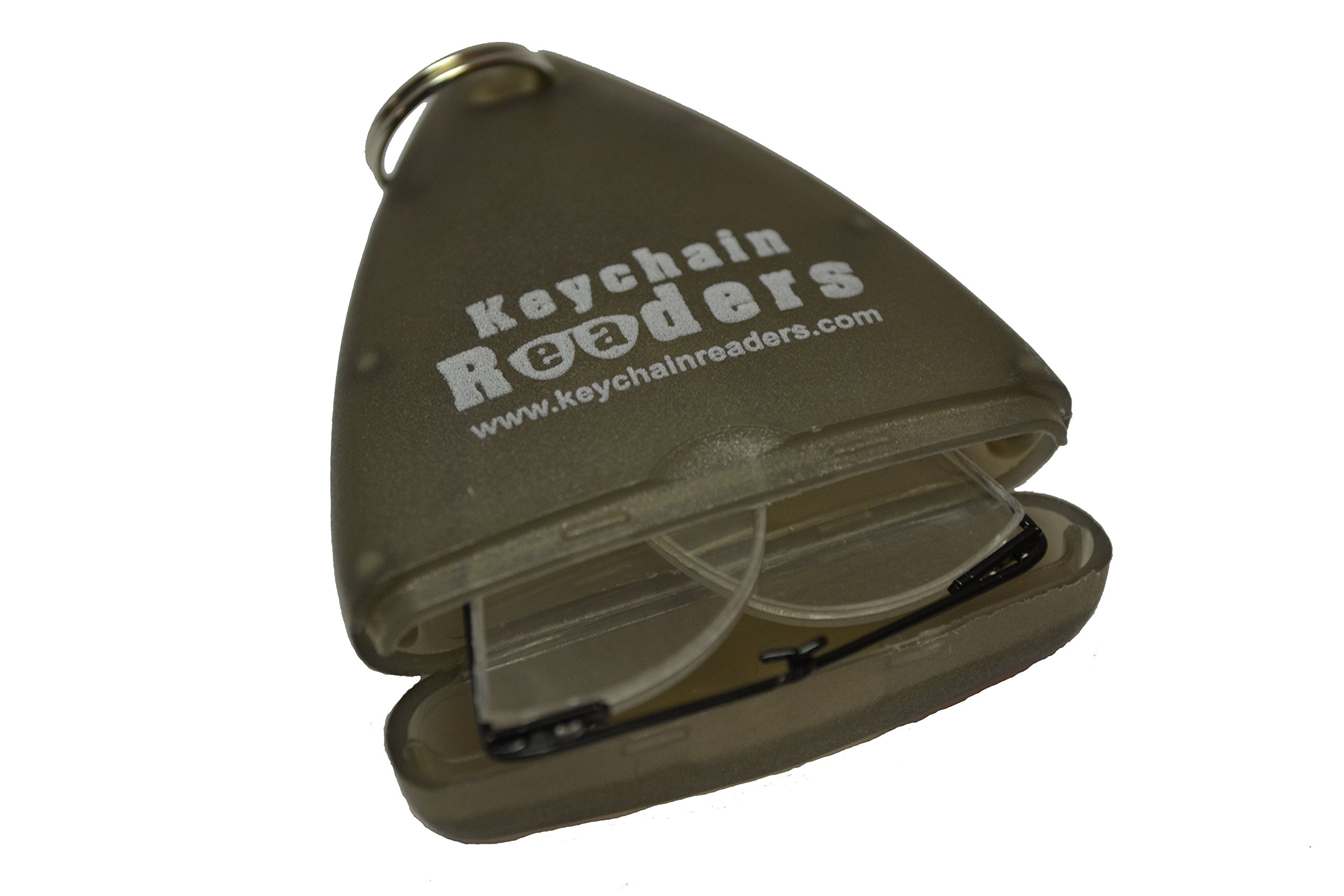 Keychain Readers 2 Pair of Ultra Portable, Foldable & Compact Reading