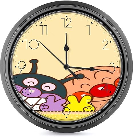 Amazon ヨーロピアンスタイルの掛け時計 アンパンマン 壁掛け時計 ウォールクロック クオ ツ サイレントムーブメント 連続秒針 モダン おしゃれ 人気 掛け時計 壁掛け時計 振り子 寝室の芸術品と工芸品クリエイティブなリビングルームミュート時計 生活雑貨 北欧