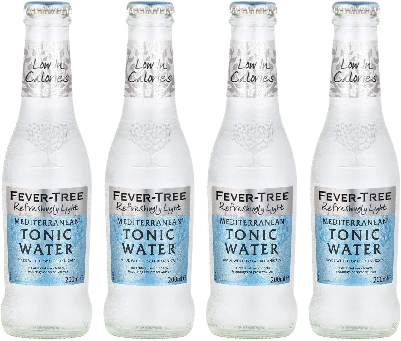 Fever Tree Refreshingly Light Mediterranean Tonic Water 200ml (Pack of
