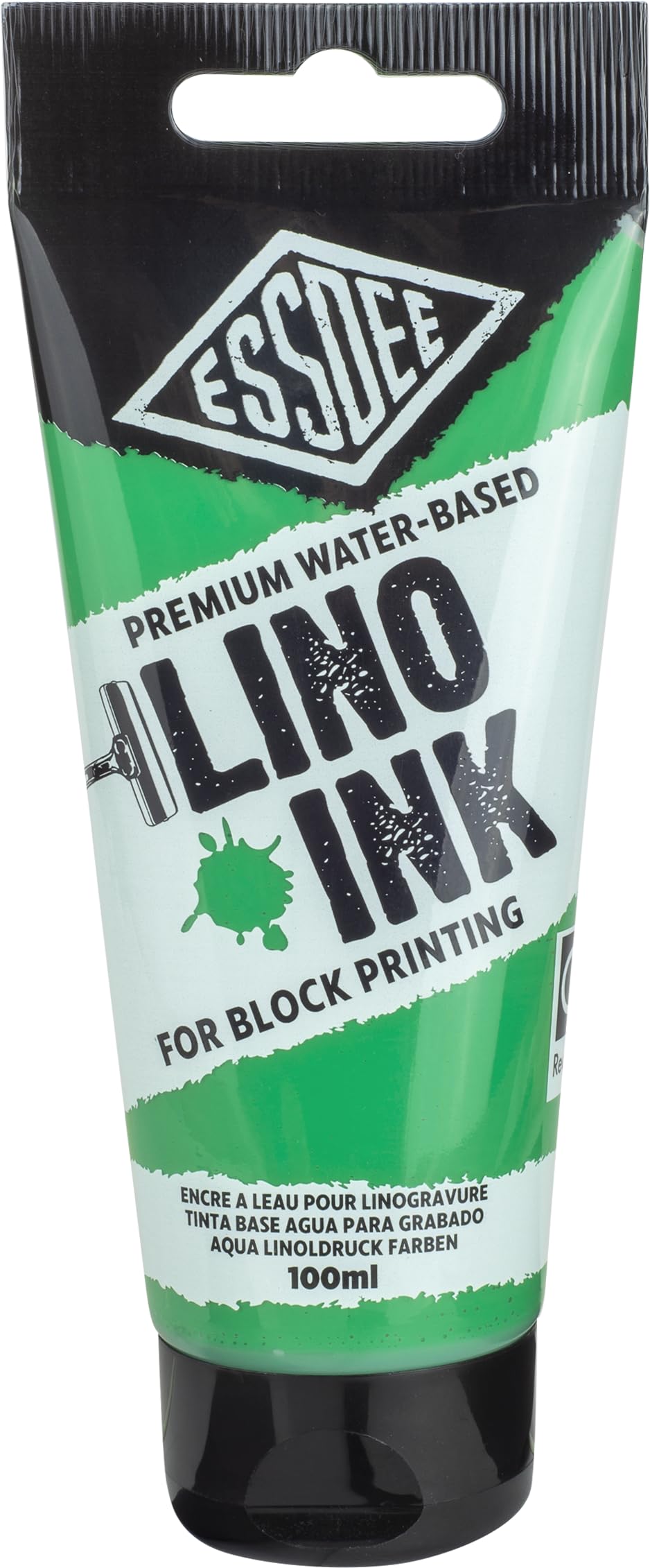 Essdee Block Printing Ink, Leaf Green, 100ml