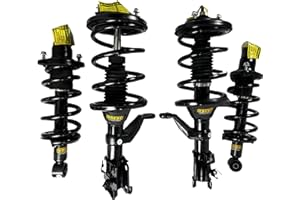 OREDY Struts for Honda CR-V CRV 2002 2003 2004 2005 2006 Set of 4 Replacements 4PC Kit Right Left Side Front & Rear Shock Absorbers w/Coil Spring Assembly - 172143 172144 171380R 171380L