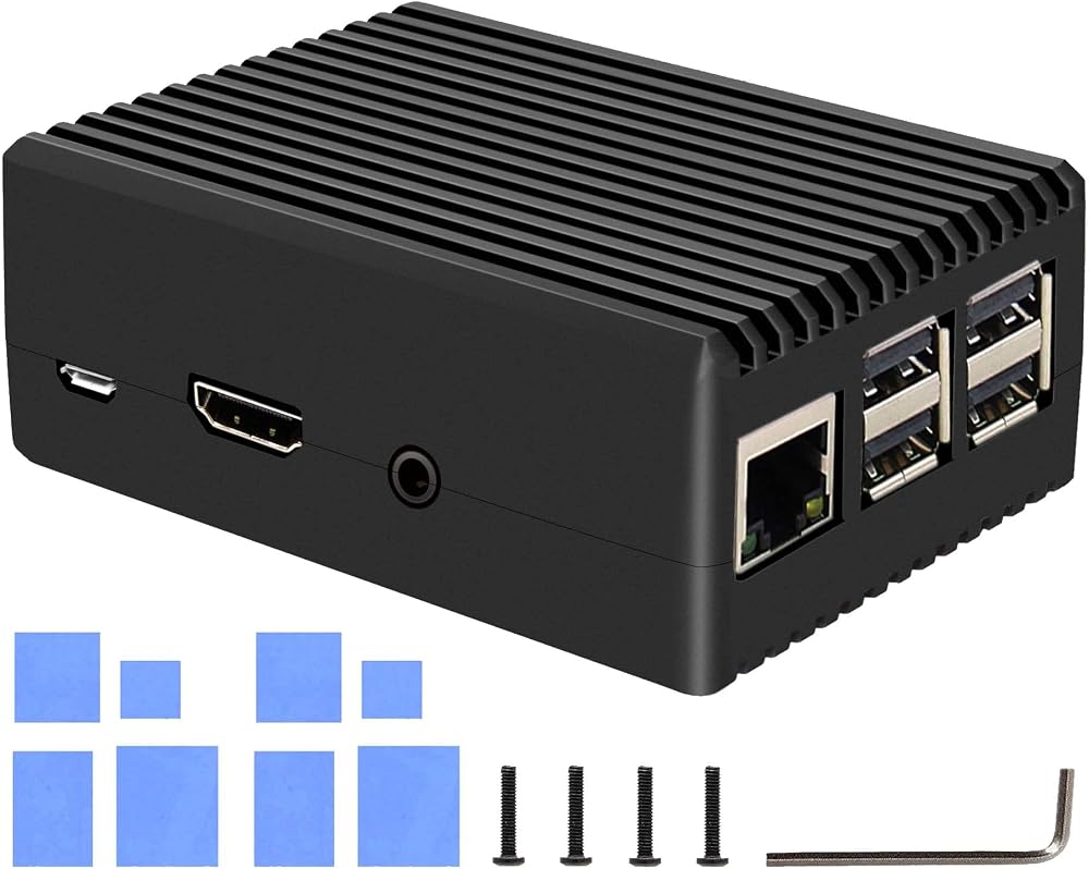 Geekworm P252 Aluminium Cooling Case for Raspberry Pi 3 B+/3B Passive Heat Sink