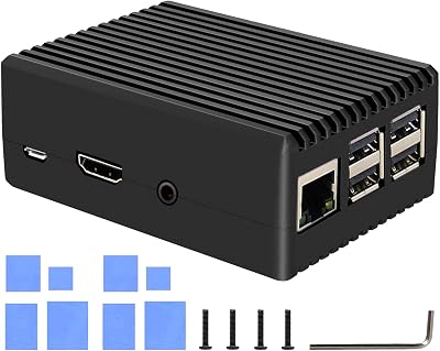 Geekworm P252 Aluminium Cooling Case for Raspberry Pi 3 B+/3B Passive Heat Sink