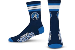 For Bare Feet NBA 4 Stripe Deuce Crew Sock Team Color