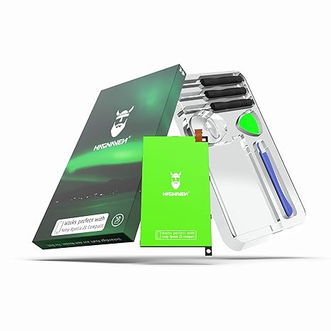 Hagnaven® Li-Ion Akku für Xperia Z1 Compact inkl. Werkzeug | LEISTUNGSSTÄRKSTER Ersatzakku mit 2400 mAh | Premiumakku ersetzt