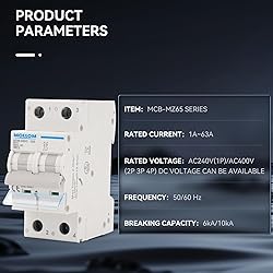 MOLLOM DC 2 Pole Miniature Circuit Breaker,400V