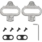 Bike Cleats Compatible with Shimano SH56 SPD Pedal Cleat Set, Multi Release | Replacement for Shimano SPD Cleats for Spinning, Indoor Cycling &amp; Mountain Biking Shoes, Easy Clips &amp; Release