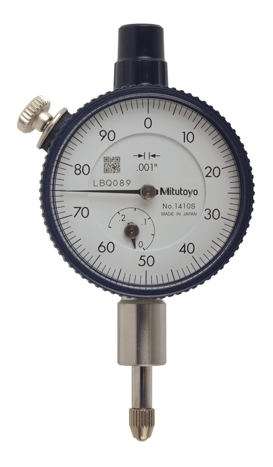 Mitutoyo 1410S10CAL Dial Indicator with Calibration, Inch, 448 UNF