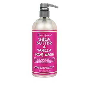 Renpure Body Wash Shea Butter & Vanilla Body Wash, 24 Ounces