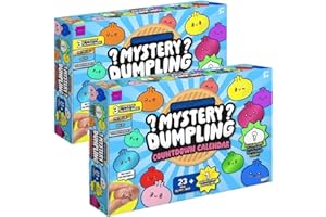 Dumpling Squishy Advent Calendar, 24-Day Squishy Dumpling Mystery Advent Countdown Calendar, Stress Relief Sensory Fidget Toy