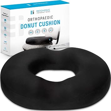 Cuscino A Ciambella DUMALD Con Gel E Memory Foam, Per Emorroidi, Coccige E Sedute Lunghe, Rimovibile E Lavabile