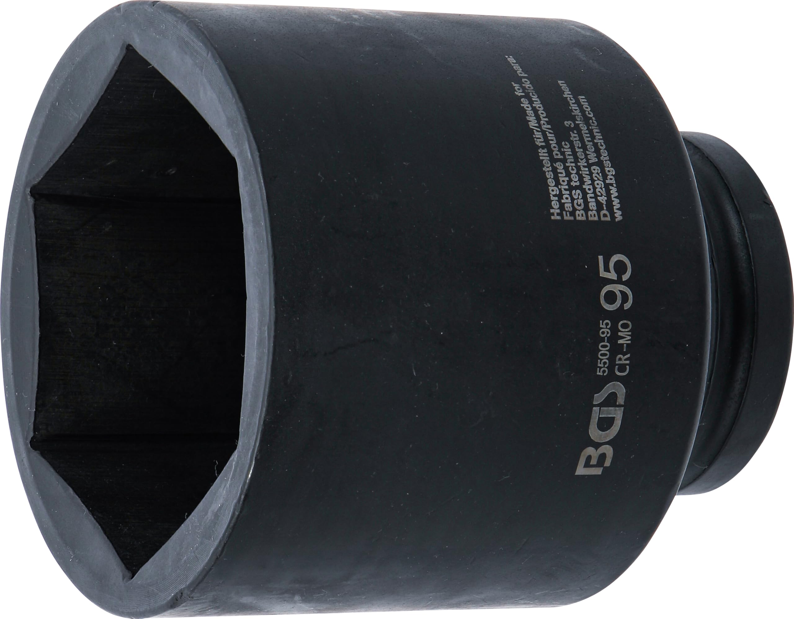 BGS 5500-95 | Impact Socket Hexagon, deep | 25 mm (1") Drive | 95 mm — image 1