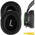 Geekria Replacement Ear Pads (with Video Guide) for Microsoft Xbox Wireless/Stereo Gaming Headset Headphones Ear Cushions, Repair Part (Black)