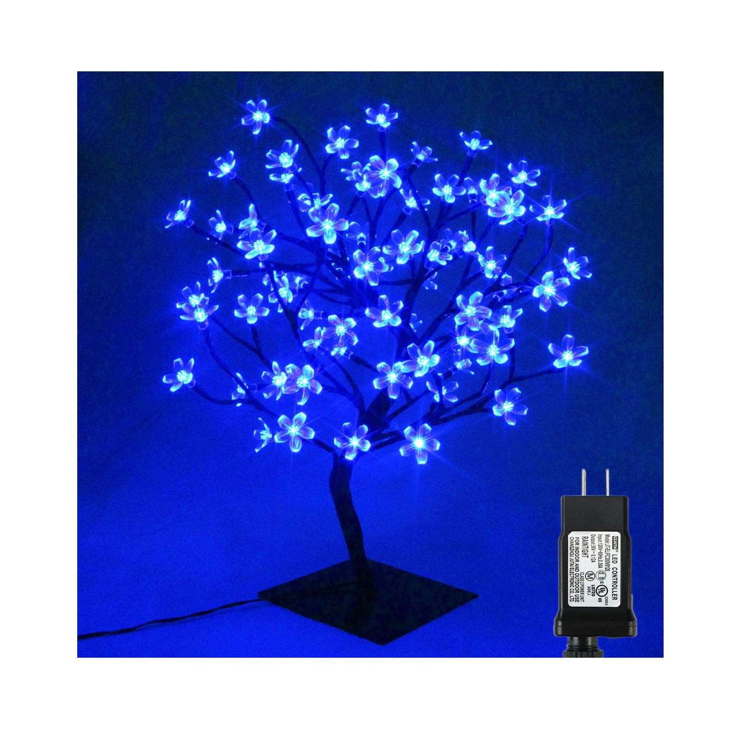 Pms 17 Inch 72 Leds Cherry Blossom Tree Lights Desk Top Bonsai