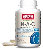 Cápsulas antioxidantes Jarrow Formulas Glutathione Reduced, 500 miligramos, GLRED120, 1, 1