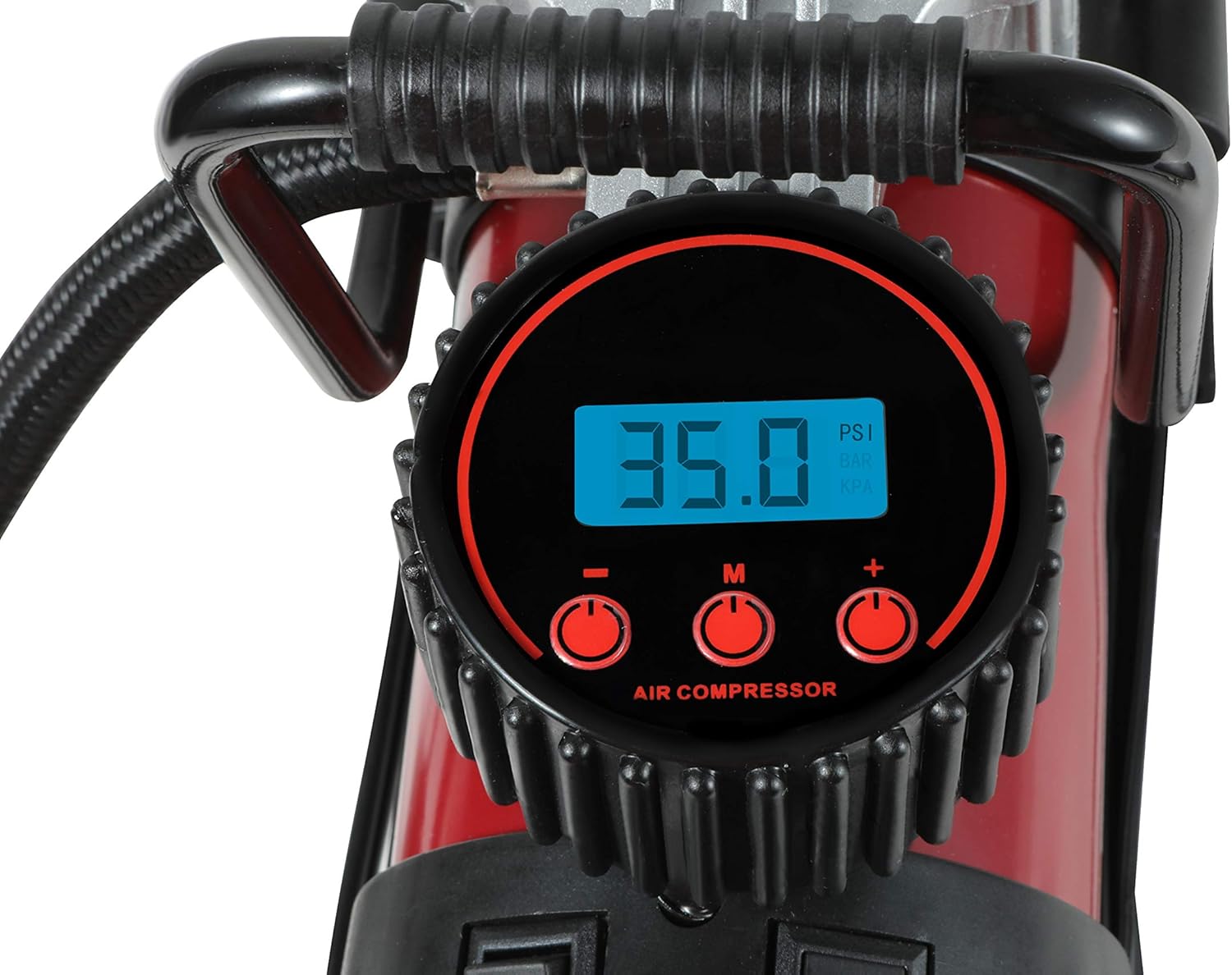 Zidion Air Compressor - Portable Tire Inflator for Cars, Bikes, SUVs, Swimming Pool Accessories, Inflatable Kayaks - Plugs Into 12V Cigarette Lighter Socket - 10ft Power Cord: Home Improvement