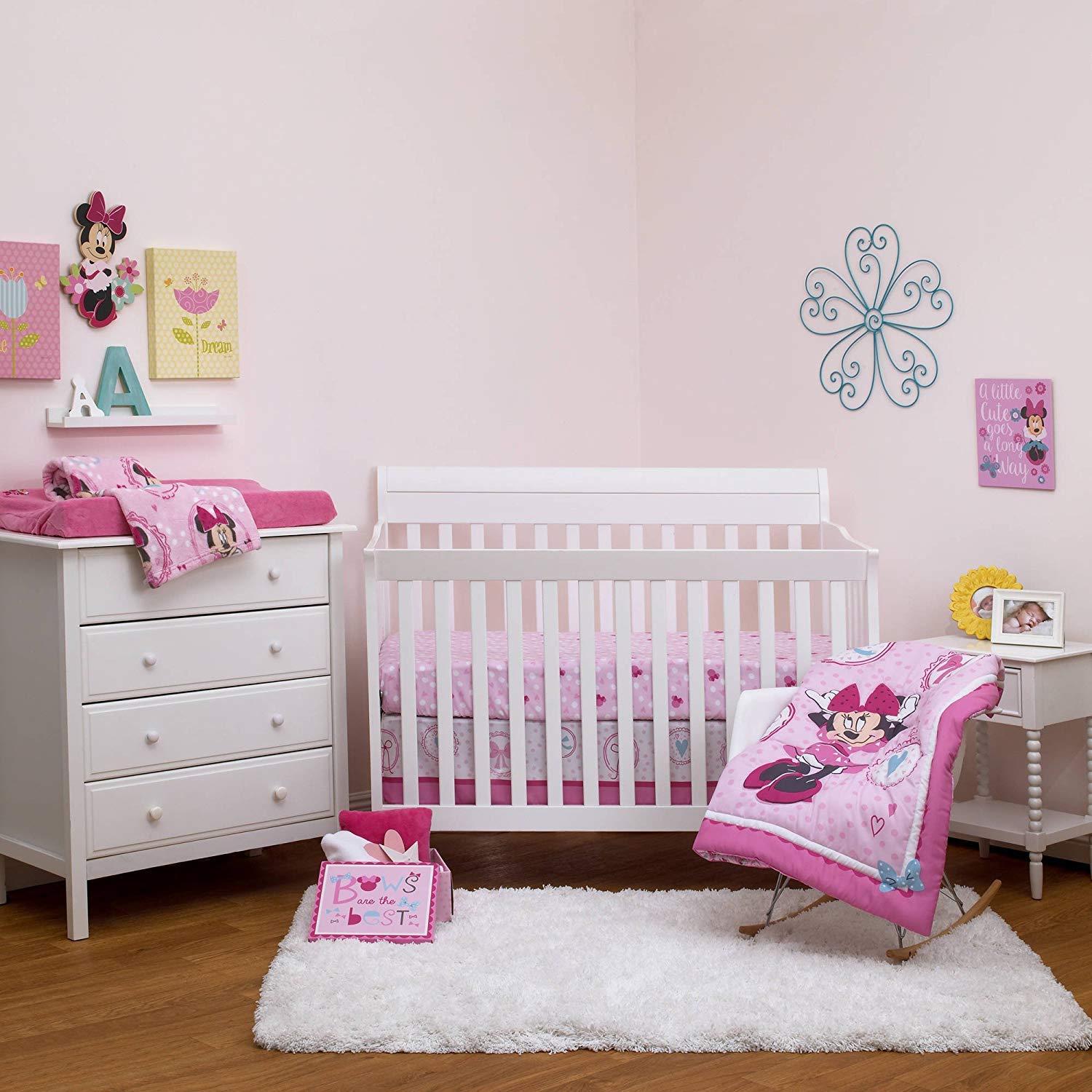 minnie crib bedding set