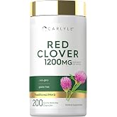 Carlyle Red Clover Capsules | 200 Count | Trifolium Pratense | Blossom Extract Supplement | Non-GMO, Gluten Free