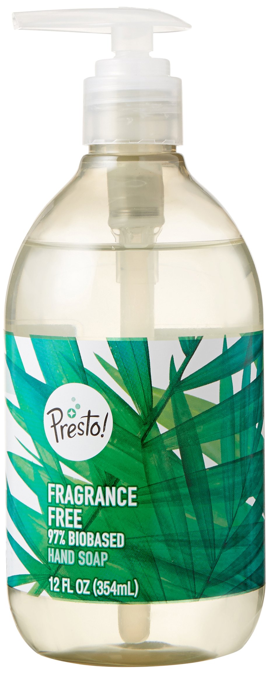Galleon Amazon Brand Presto! Biobased Hand Soap, Fragrance Free (6