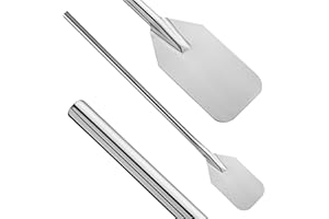 LUXURY MASK Stainless Steel Mixing Paddle - Heavy-Duty Long Stir Paddle for Large Batch Cooking, Crawfish Boil, Seafood, Shrimp, Crab, Stews, Soups, Stock Pots and Home Use (60-inch Paddle)