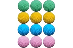GINFH Cat Golf Balls for Indoor Kitten Toys - Interactive Sponge Foam Soccer Balls (Mixed)