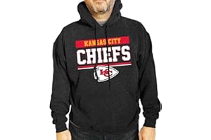 Team Fan Apparel NFL Adult Gameday Charcoal Hooded Sweatshirt - Cotton & Polyester Blend - Stay Warm and Represent Your Team