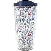 Tervis Medical - Tools of the Trade Made in USA Double Walled Insulated Tumbler Travel Cup Keeps Drinks Cold & Hot, 24oz, Classic