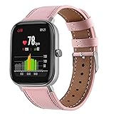Turnwin Leather WatchBand Compatible with Huami