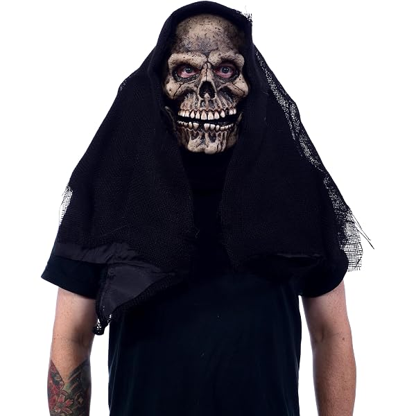 Zagone Studios Herren Dead Clown Poncho – Gruseliger Clown-Umhang Für Halloween & Cosplay