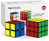 ROXENDA Speed Cube Set 2x2 3x3 Original Fast Cube with Instructions