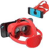 VR Headset for Nintendo Switch 2 (2025), Switch 2 Virtual Reality VR Glasses with Adjustable HD Lenses and Comfortable Head Strap, 3D Goggles for Switch 2 Accessories (Blue &amp; Orange)