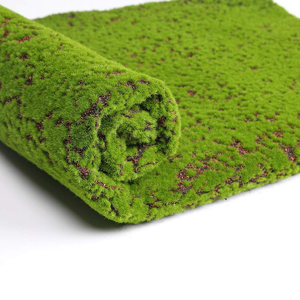 Photo 1 of Artificial Moss Grass Turf Lawn,39inch DIY Artificial Grass Rug for Wedding Home Backyard Balcony Terrace TV Wall Indoor Outdoor Decor