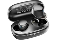 TOZO A1 Mini Wireless Earbuds Bluetooth 5.3 in Ear Light-Weight Headphones Built-in Microphone, IPX5 Waterproof, Immersive Pr