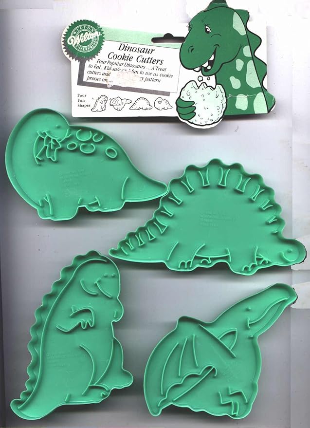 Wilton Dinosaur Cookie Cutter Set of 4 Amazon.co.uk Kitchen & Home